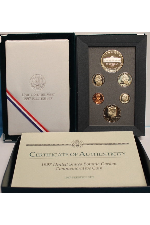 1997 Prestige Set - U.S. Mint Silver Proof Set - Collectible OGP Set