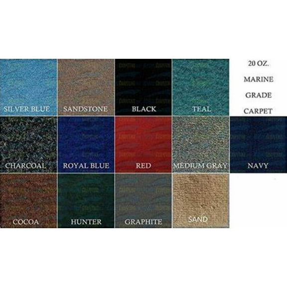 1997 Ranger R-80 Sport Bass Boat Pre-Cut Carpet Kit