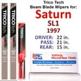 thumbnail image 1 of 1997 Saturn SL1 Beam Blade Wipers (Set of 3) w/Rear Wiper, 1 of 4