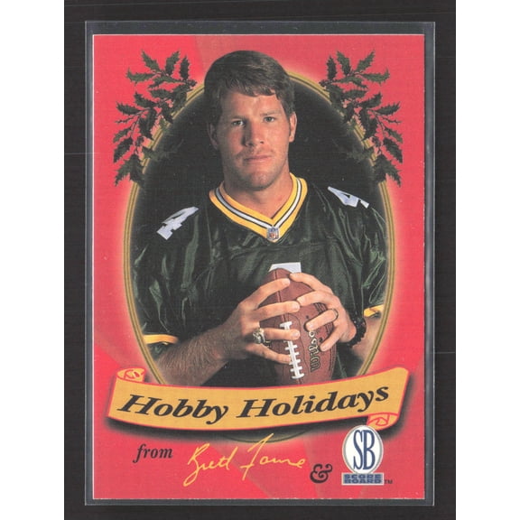 1997 Score Board Hobby Holidays Brett Favre