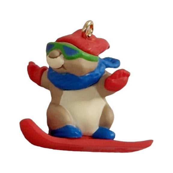 1997 Snowboard Bunny (Bunny) Hallmark Keepsake Christmas Tree Ornament - QXM4315