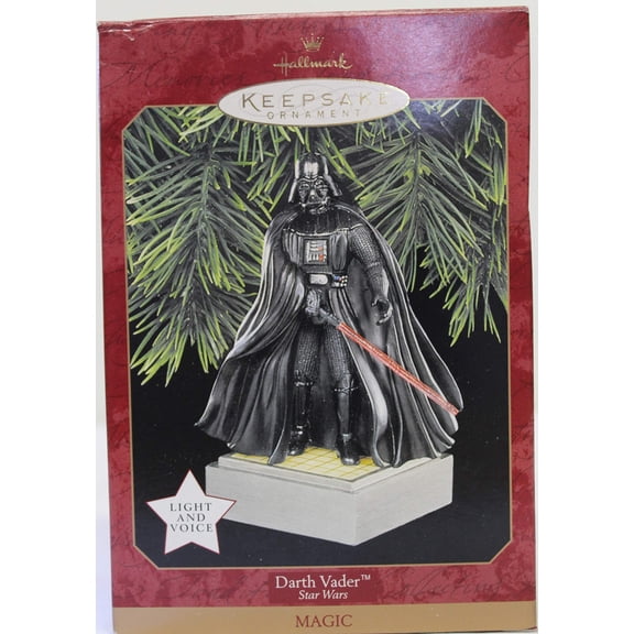 1997 Star Wars Darth Vader Hallmark Keepsake Christmas Tree Ornament - QXI7531