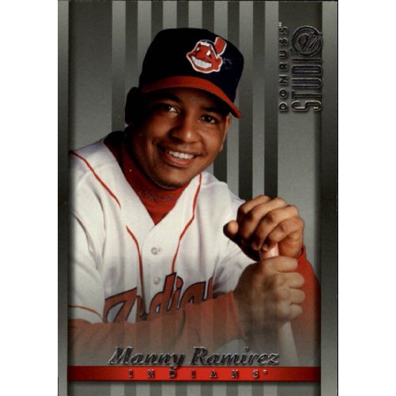 1997 Studio #32 Manny Ramirez MLB Baseball Trading Card