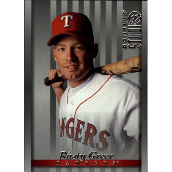 1997 Studio #48 Rusty Greer MLB Baseball Trading Card