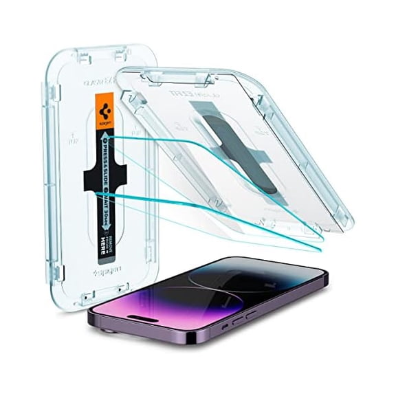 1997 Tempered Glass Screen Protector [GlasTR EZ FIT] designed for iPhone 14 Pro Max [Case Friendly] - Sensor Protection / 2 Pack