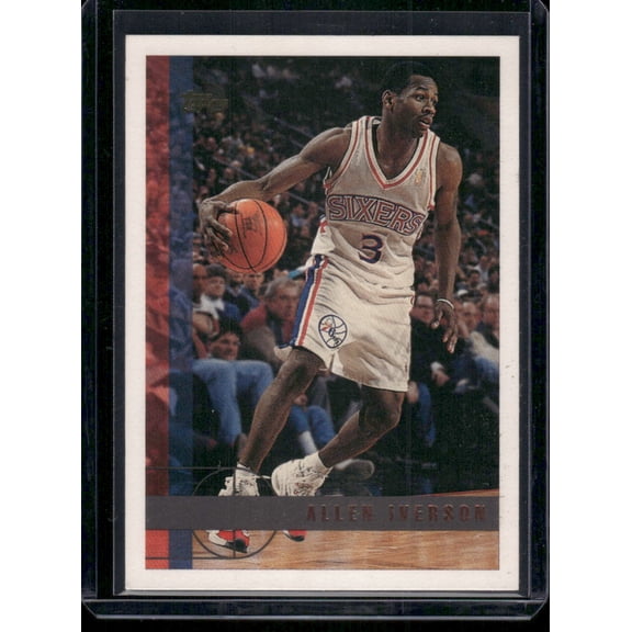 1997 Topps Allen Iverson #54 Philadelphia 76ers Basketball Card