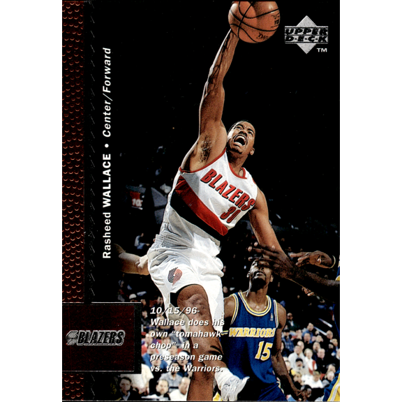 1997 Upper Deck Rasheed Wallace #287