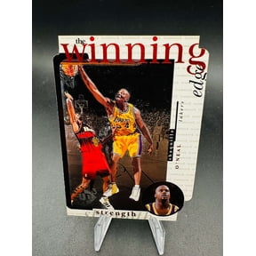 1997 Upper Deck The Winning Edge Shaquille O'Neal #W8 Los Angeles Lakers Basketball Card Los Angeles Lakers NBA Basketball Trading Card
