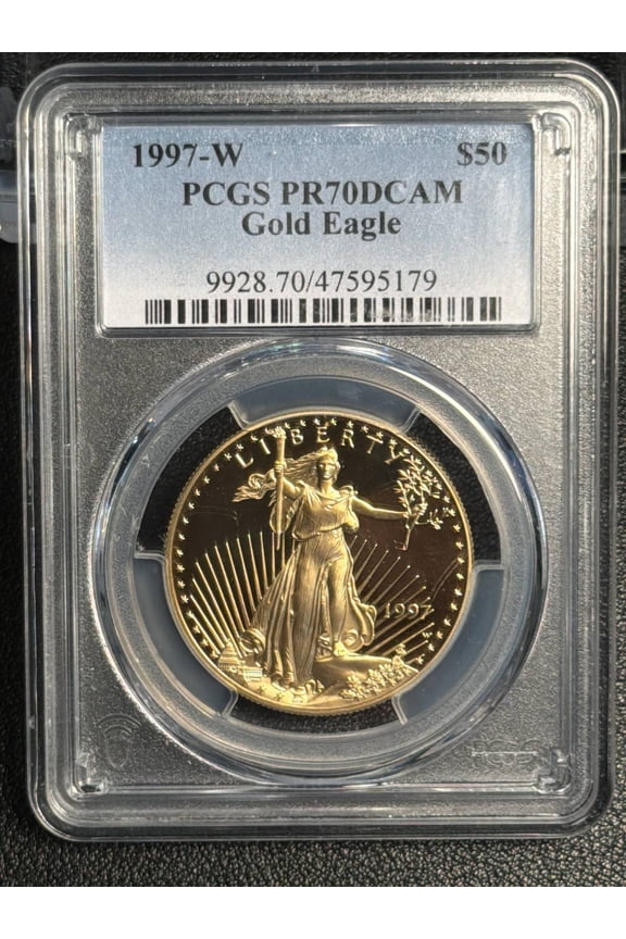 1997 W Bullion $50 Gold Eagle 1 oz PCGS PR-70 DCAM Gold Eagle
