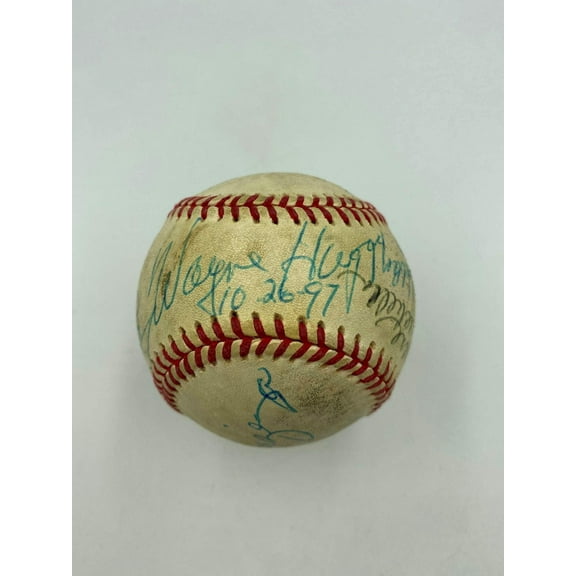 1997 World Series Game 7 Signed Florida Marlins Baseball Owner  Execs JSA COA