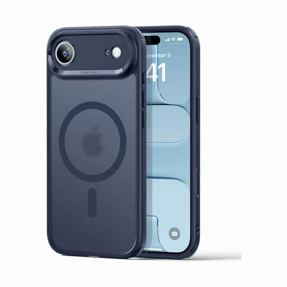 1997 for iPhone Air Case, Camera Control, Compatible with MagSafe, Shockproof Military-Grade Protection, Magnetic Phone Case for iPhone 17 Air Case, Frosted Blue