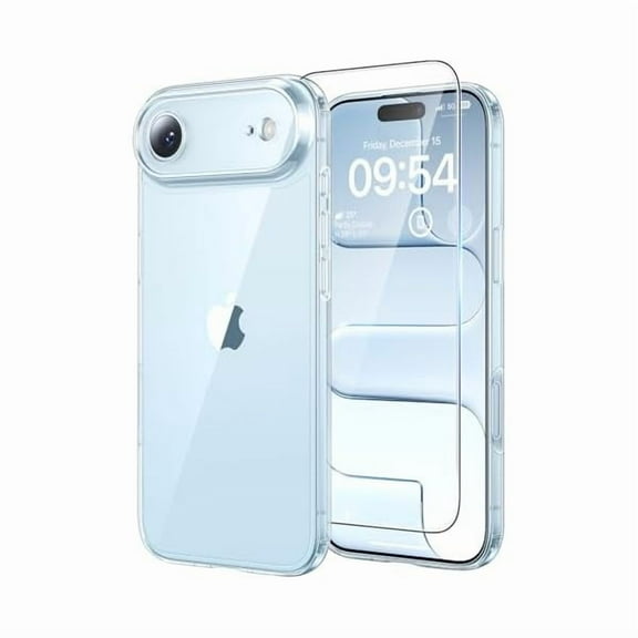 1997 for iPhone Air Case, Full Camera Protection with Screen Protector, Anti-Yellowing Military-Grade Protection Shockproof Slim Phone Case for iPhone 17 Air 6.5 inch, Clear