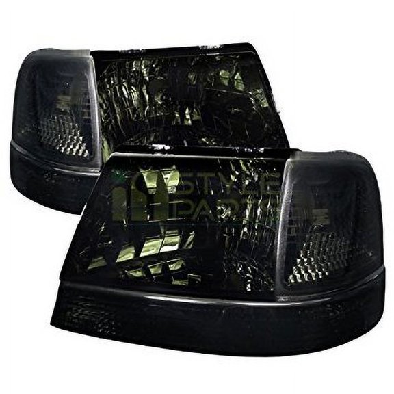 1998-2001 Ford Ranger Combo: Headlight and Corner Light Smoked