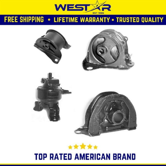 1998-2001 Honda CR-V 2.0L Engine Motor & Trans Mount Set 4PCS Compatible for Manual Replaces 8010 8300 8710 8709