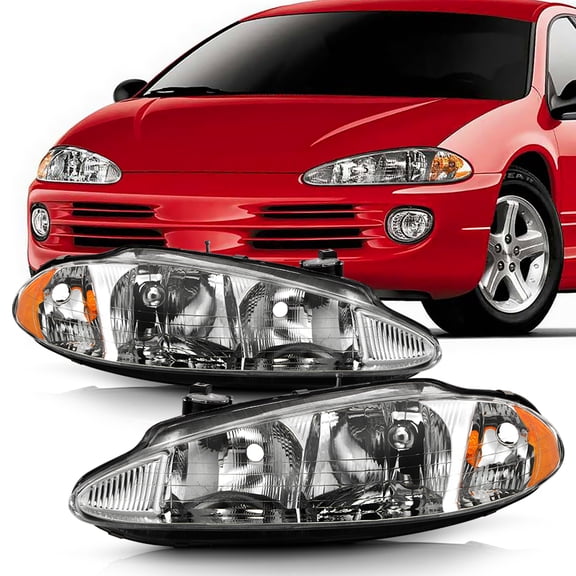 1998-2004 Dodge Intrepid Factory Style Headlights Lamps Left+Right Replacement