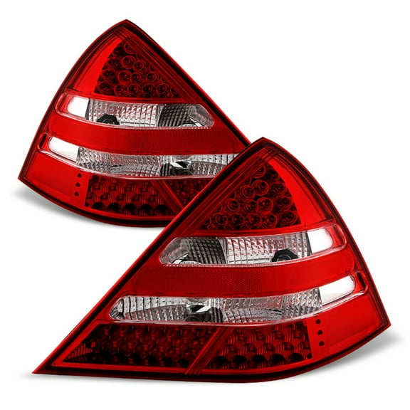 1998-2004 Mercedes Benz R170 SLK230/ SLK320 Red LED Tail Lights Lamps Left+Right