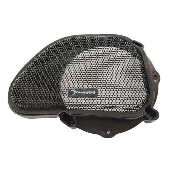 1998-2013 Harley Davidson Road Glide Faring Grills W/Diamond Logo (Pair) - DHDRG13