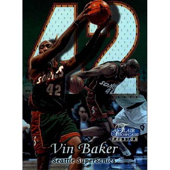 1998-99 Flair Showcase Row 2 #58 Vin Baker NBA Basketball Trading Card