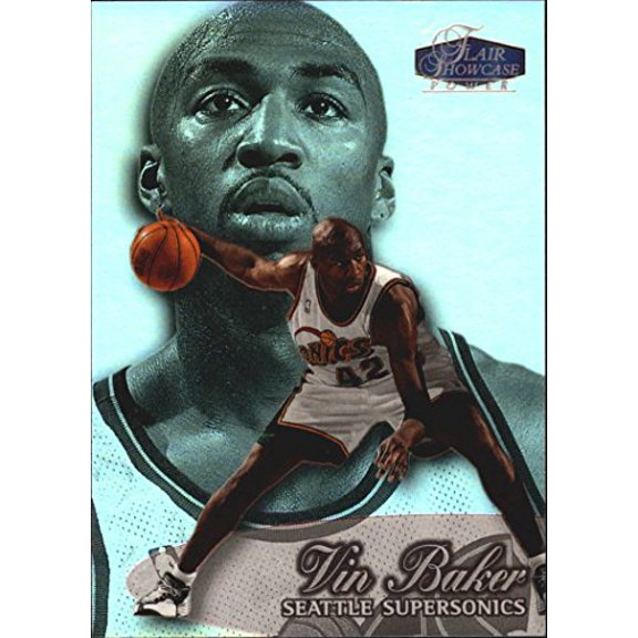 1998-99 Flair Showcase Row 3 #58 Vin Baker NBA Basketball Trading Card