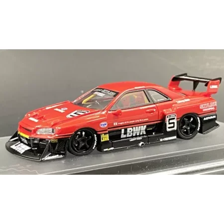 1998 99 Nissan Skyline R34 LBWK Super Silhouette 1:64 Rar Diorama Model Car