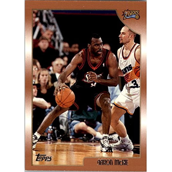 1998-99 Topps #202 Aaron McKie NBA Basketball Trading Card
