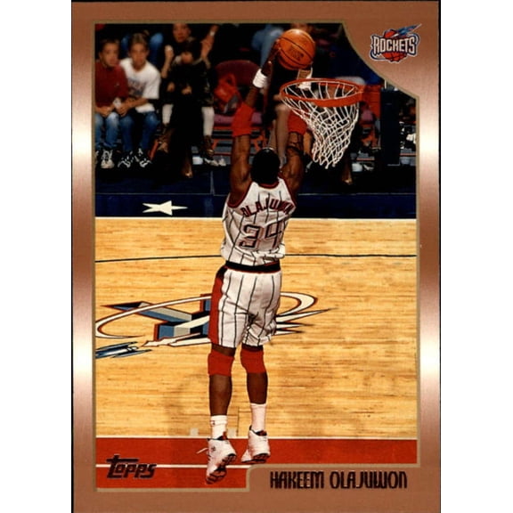 1998-99 Topps Houston Rockets Team Set 8 Cards Olajuwon Barkley Mint