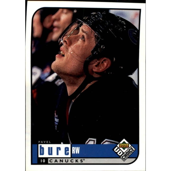 1998-99 Upper Deck Collector's Choice Vancouver Canucks Team Set 8 cards Pavel Bure