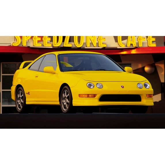 1998 Acura Integra Type R Wall Art Print Poster