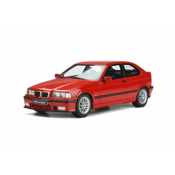 1998 BMW E36 Compact 318I, Red - Ottomobile OT372 - 1/18 scale Resin Model Toy Car