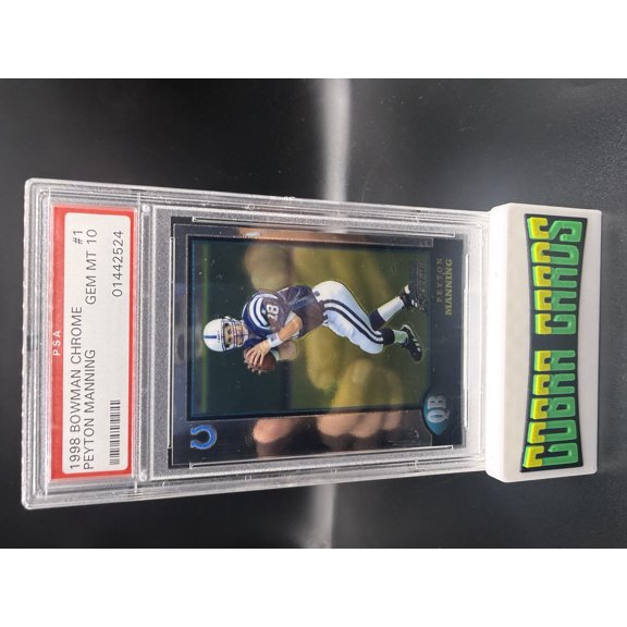 1998 Bowman Chrome Peyton Manning #1 PSA 10