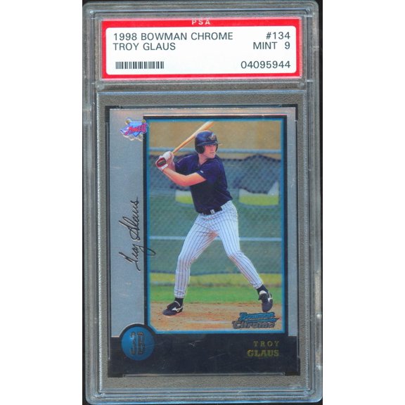 1998 Bowman Chrome Troy Glaus #134 PSA 9