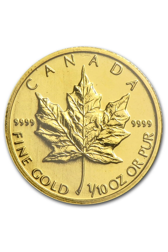 1998 Canada 1/10 oz Gold Maple Leaf BU