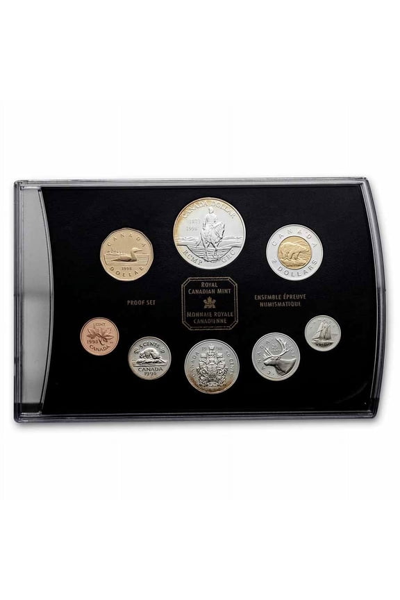 1998 Canada 8-Coin Silver Proof Set (RCMP 125th Anniversary)