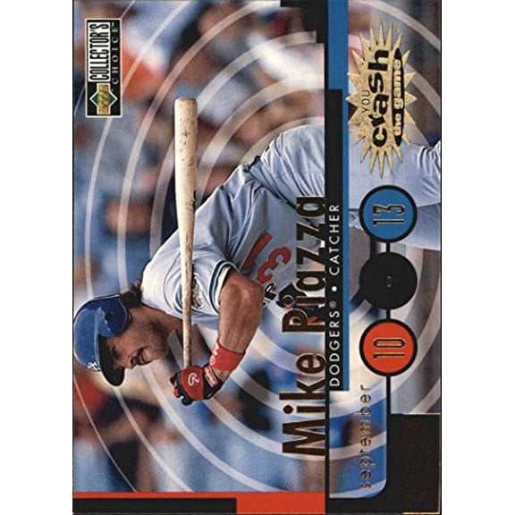1998 Collector's Choice Crash the Game #CG25B Mike Piazza July 7 L MLB Baseball Trading Card
