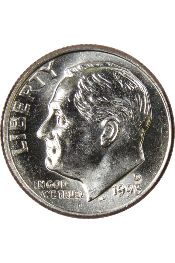 1998 D Roosevelt Dime BU Uncirculated Mint State 10c US Coin Collectible