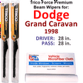 thumbnail image 1 of 1998 Dodge Grand Caravan Performance Beam Wipers (Set of 2), 1 of 3