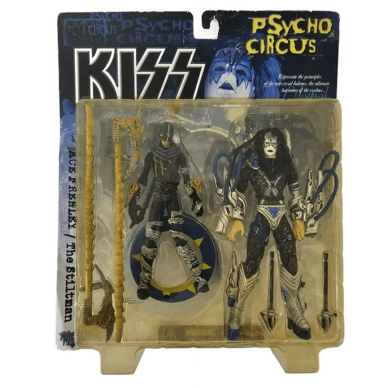 1998 KISS Psycho Circus Ace Frehley & The Stiltman Action Figure Playset