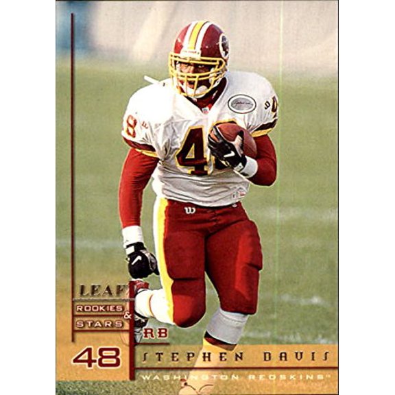 1998 Leaf Rookies and Stars #150 Stephen Davis NFL Football Trading Card