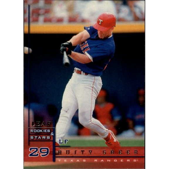 1998 Leaf Rookies and Stars #76 Rusty Greer MLB Baseball Trading Card