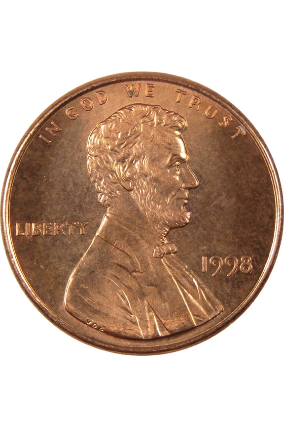 1998 Lincoln Memorial Cent BU Uncirculated Penny 1c Coin