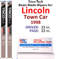 thumbnail image 1 of 1998 Lincoln Town Car Beam Blade Wipers (Set of 2), 1 of 3