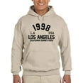 thumbnail image 1 of 1998 Los Angeles Summer Banner Hoodie Men -Image by Shutterstock, Male XX-Large, 1 of 4