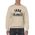 thumbnail image 1 of 1998 Los Angeles Summer Banner Sweatshirt Men -Image by Shutterstock, Male 3X-Large, 1 of 4