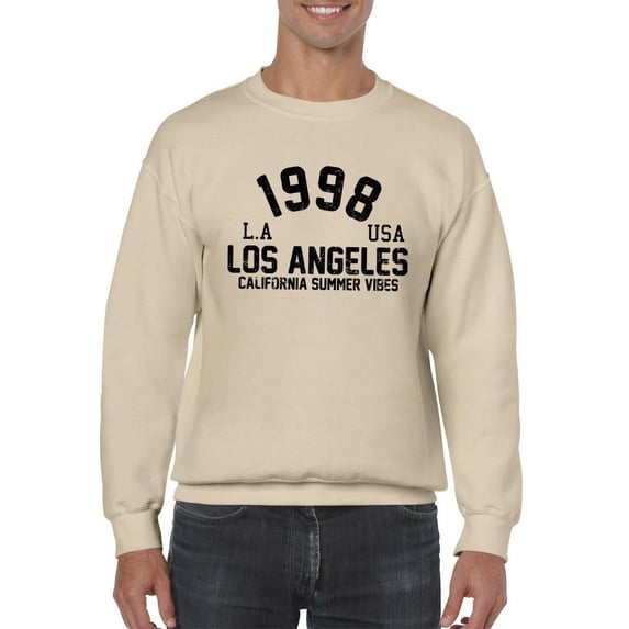 1998 Los Angeles Summer Banner Sweatshirt Men -Image by Shutterstock, Male XX-Large