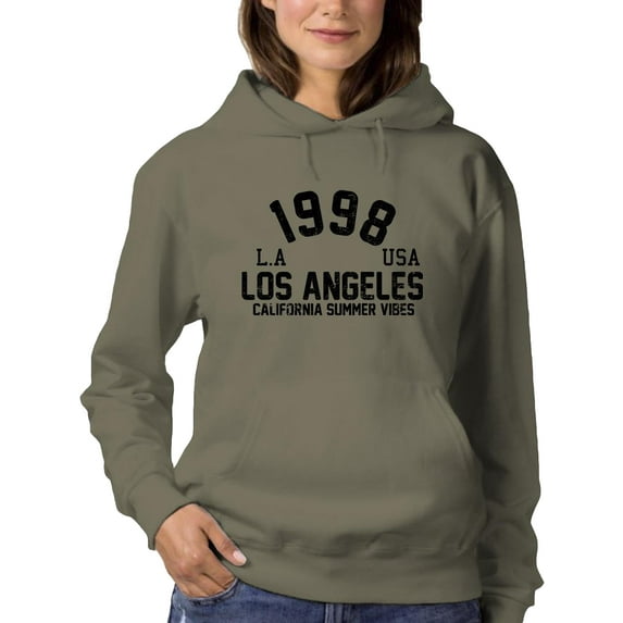 1998 Los Angeles Usa Hoodie Women -Image by Shutterstock, Female Large
