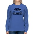 thumbnail image 1 of 1998 Los Angeles Usa Sweatshirt Women -Image by Shutterstock, Female Small, 1 of 4