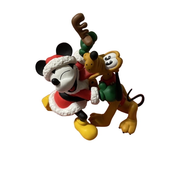 1998 Mickey's Favorite Reindeer (Mickey & Co.) Hallmark Keepsake Christmas Tree Ornament - QXD4013