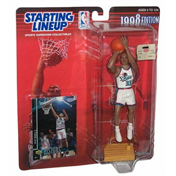 1998 NBA Starting Lineup - Grant Hill - Detroit Pistons
