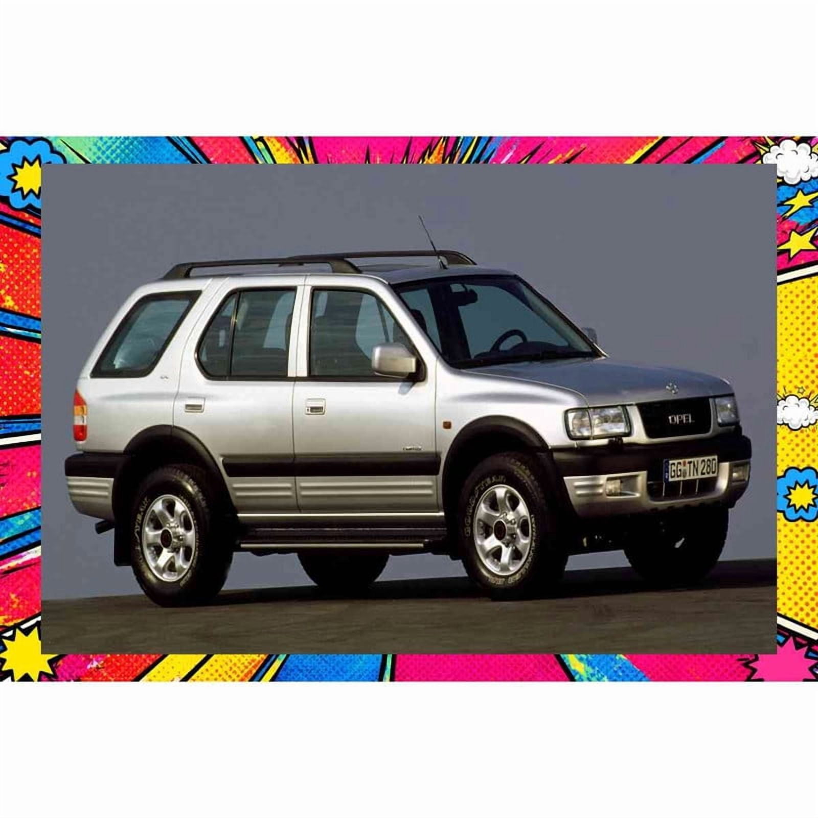 L998 Color 1998 Opel Frontera - Pop Art Edition | 12x18 Inch Laminated Poster ...