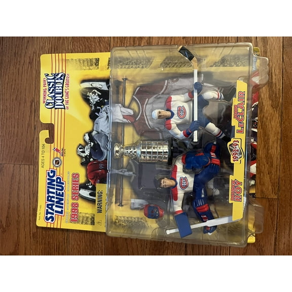 1998 Patrick Roy John LeClair Starting Lineup Classic Doubles 5 Inch Figure